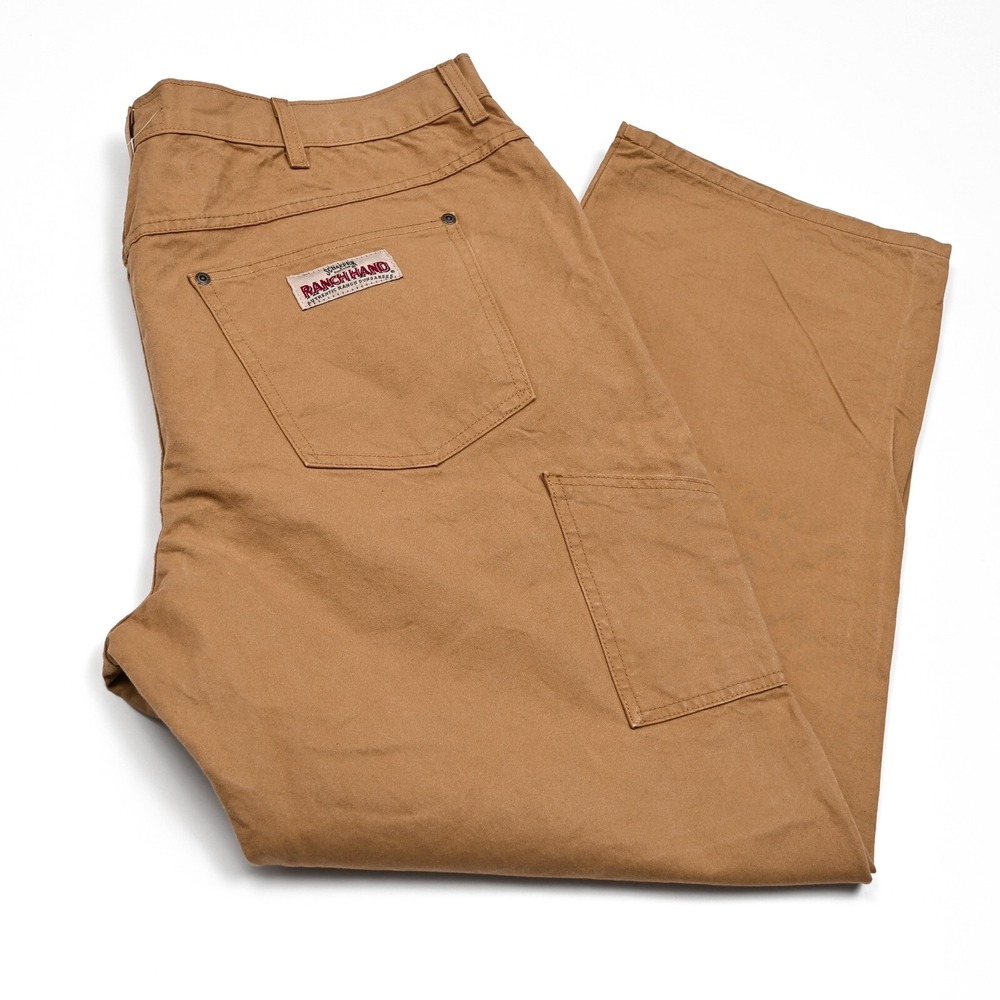 Schaefer Outfitter Pants Mens 42x30 Tan‎ Ranch Dungaree Brush Canvas Made in USA